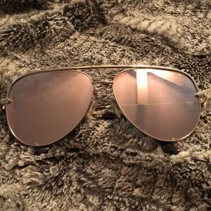 Quay x Desi high key gold sun glasses